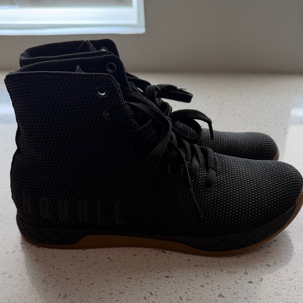 NOBULL Black High-Top Trainers with Gum Outsole